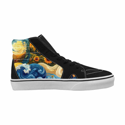 WOMEN'S Blend All Versions High Top Canvas Cottagecore Sneakers