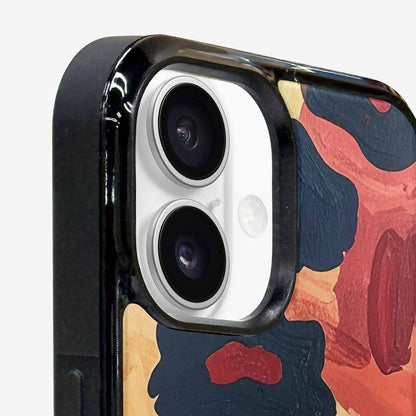 iPhone 16 Case — Leopard Wallpaper Print, Custom Art Phone Cover