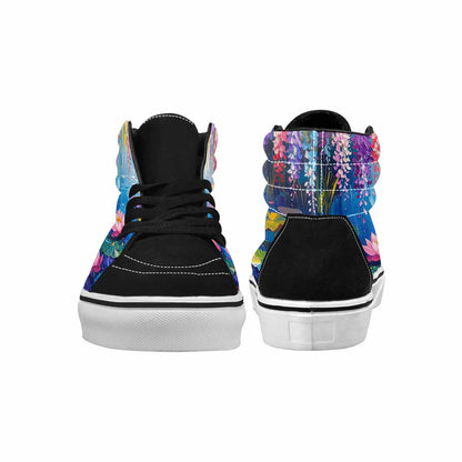 MEN'S Full Color Vibrant Monet High Top Canvas Dreamcore Shoes