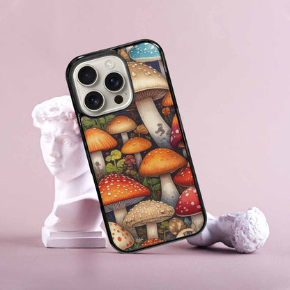 iPhone 16 Pro Case — Mushrooms General Mushrooms Pa, Custom Art Phone Cover