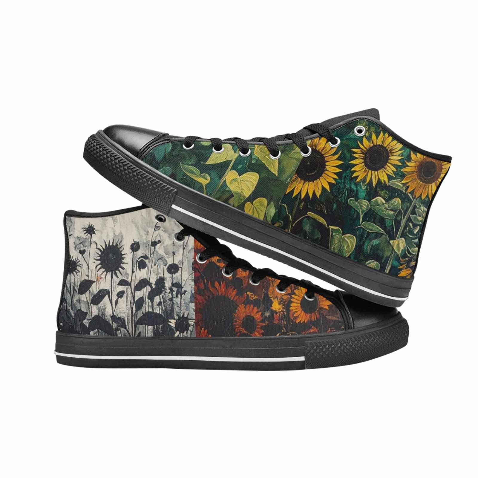 WOMEN'S Blend Melt Them High Top Canvas Aesthetic Custom Shoes