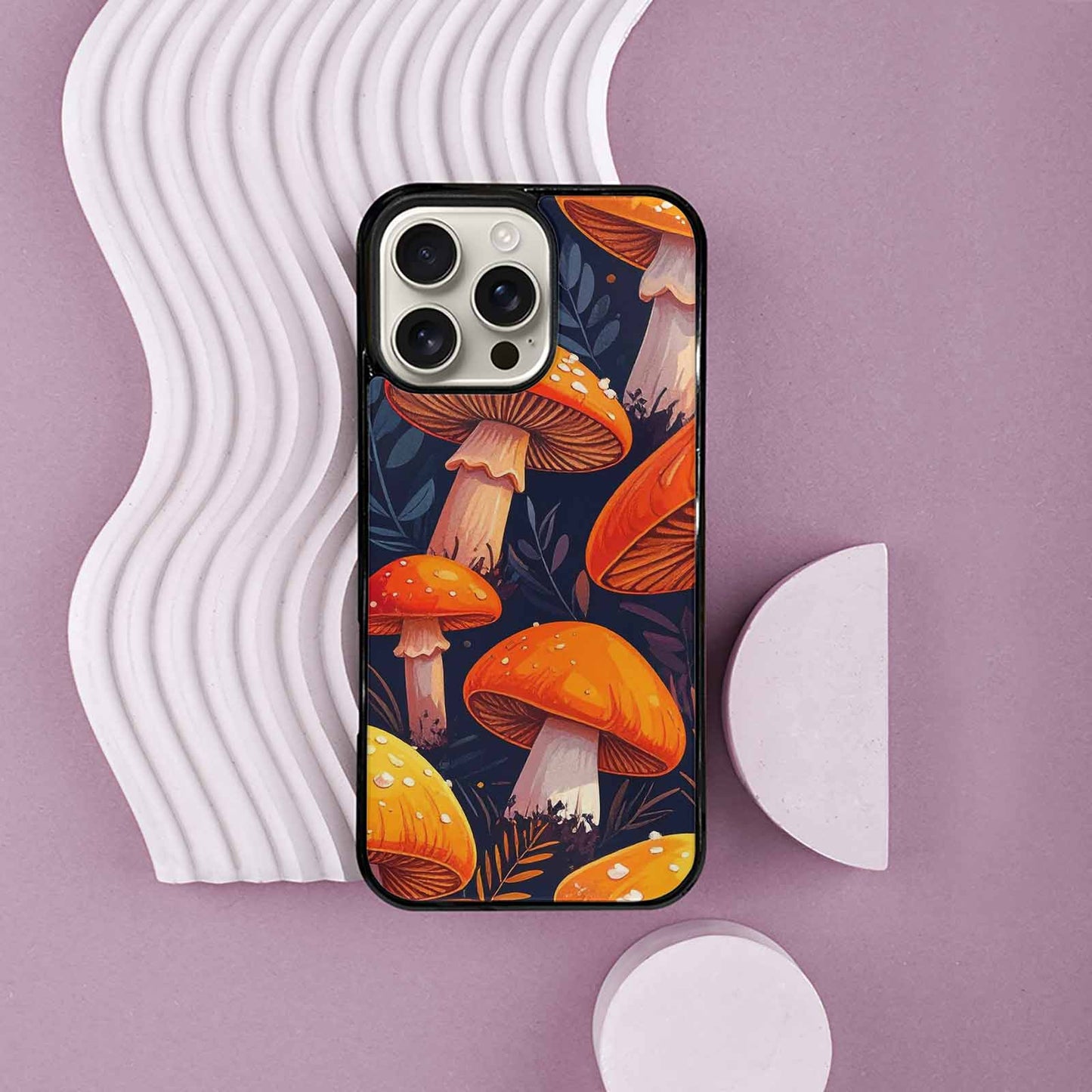 iPhone 16 Pro Max Case — Bold Autumn Mushroom Bold Autumn Mushroom, Original Design Phone Case