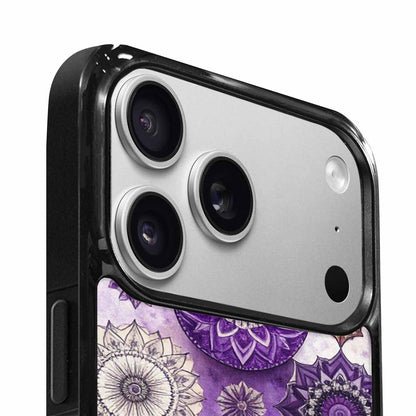 iPhone 17 Pro Max Case — Small Mandala Pattern, Randomly Floral, Custom Printed Phone Case