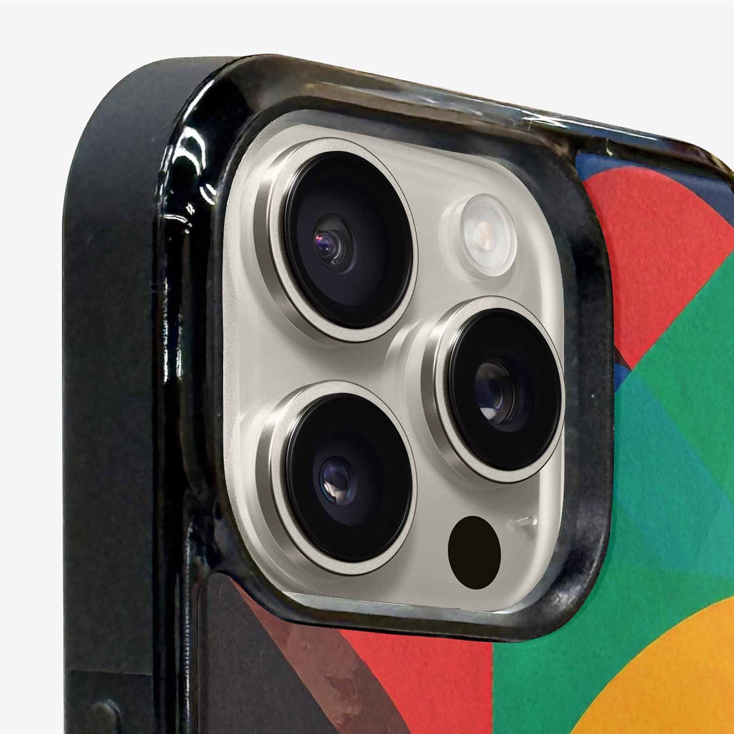 iPhone 16 Pro Case — 1990s Memphis Art Pattern, Custom Phone Case