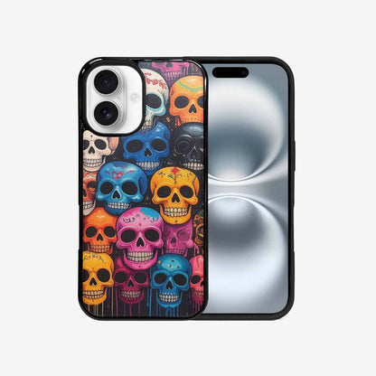 iPhone 16 Case — Skulls General Skulls Pattern, Personalized Phone Case