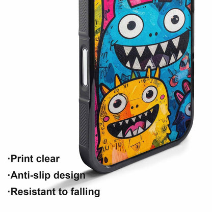 iPhone 17 Air Case — Seamless Repeating Pattern Of Overlapping Cartoon, Personalized Phone Case