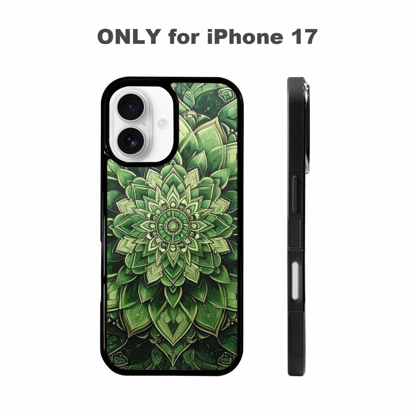 iPhone 17 Case — Small Mandala Pattern, Randomly Floral, Custom Designed Case Cover
