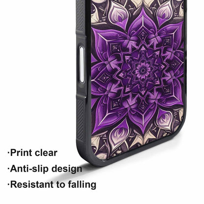 iPhone 17 Pro Case — Small Mandala Pattern Randomly Varying Floral, Custom Printed Phone Case