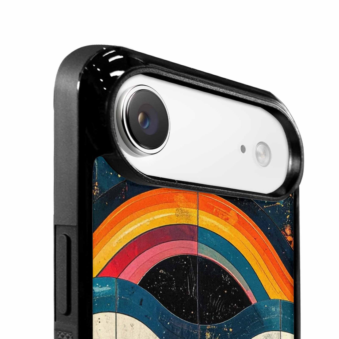 iPhone 17 Air Case — Retro Wave Scallop Stripe Small Retro, Custom Made Phone Cover