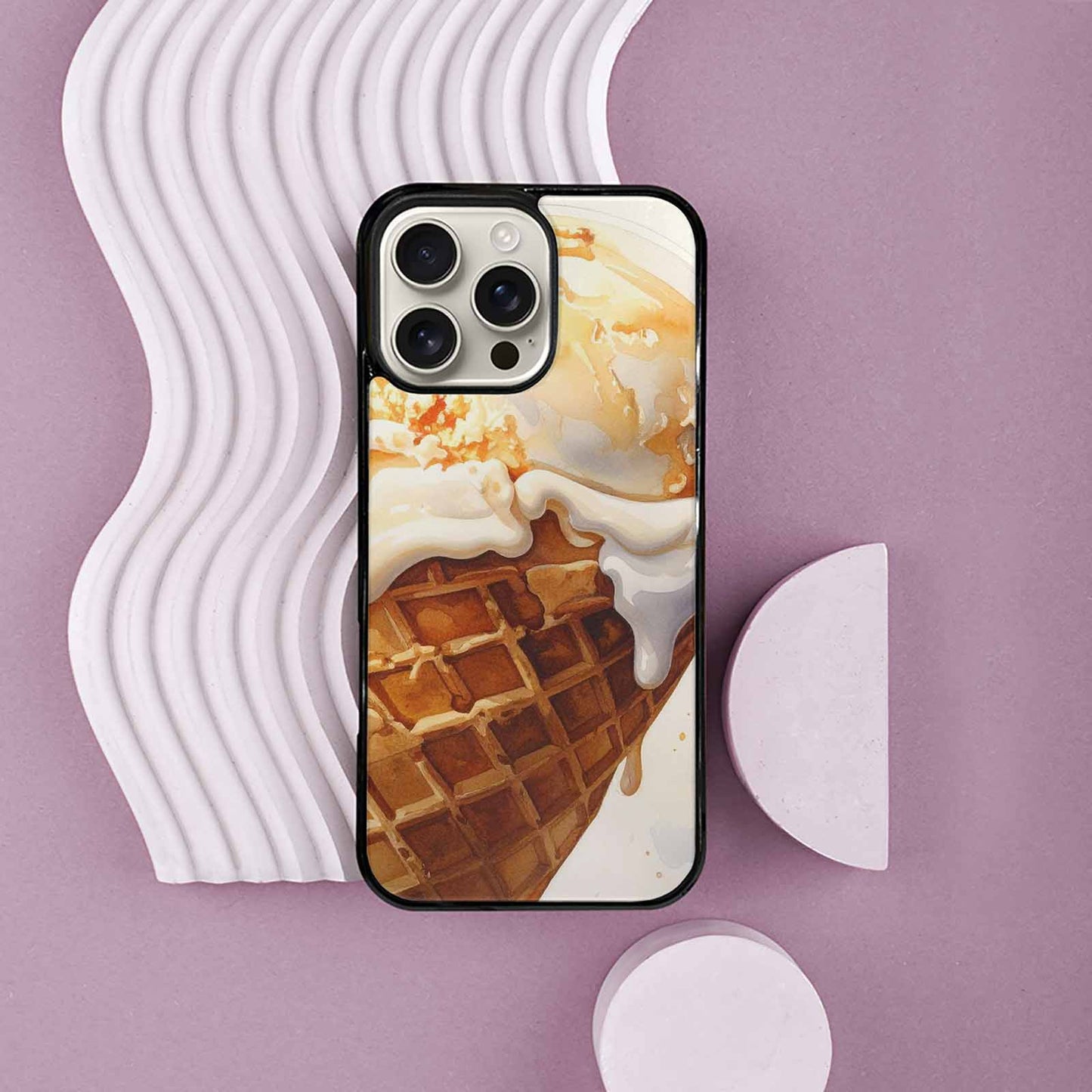 iPhone 16 Pro Max Case — Extreme Close Up Shot Only Drippig, Custom Printed Phone Case