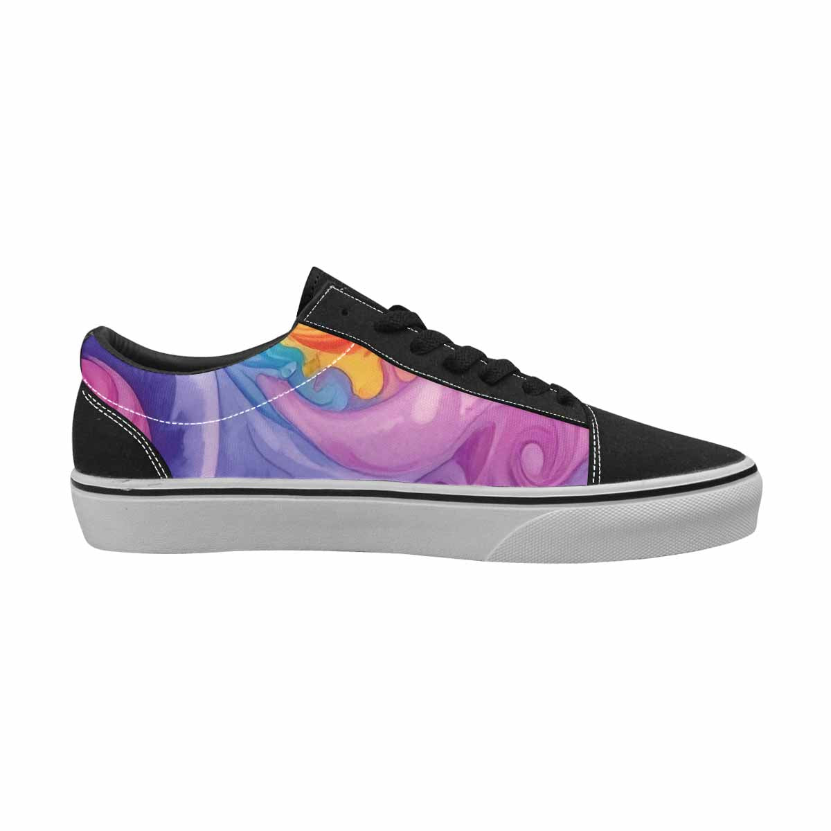 WOMEN'S Tie Dye Swirls Tie Lace-Up Canvas Dreamlike Shoes