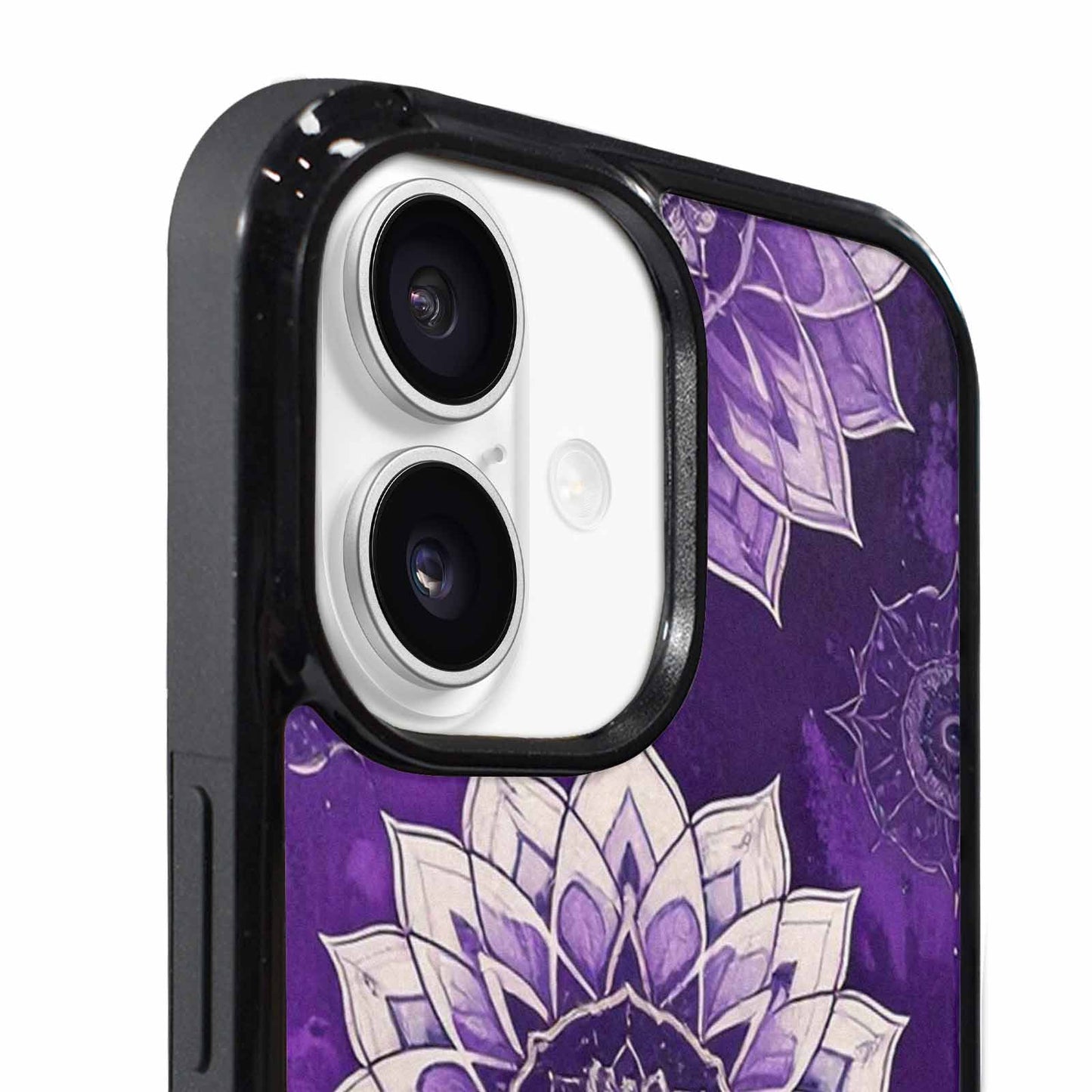 iPhone 17 Case — Small Mandala Pattern, Randomly Floral, Custom Printed Phone Case