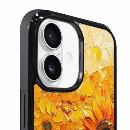 iPhone 17 Case — Impressionist Sunflower Brushstroke Pattern Floral, Original Design Phone Case