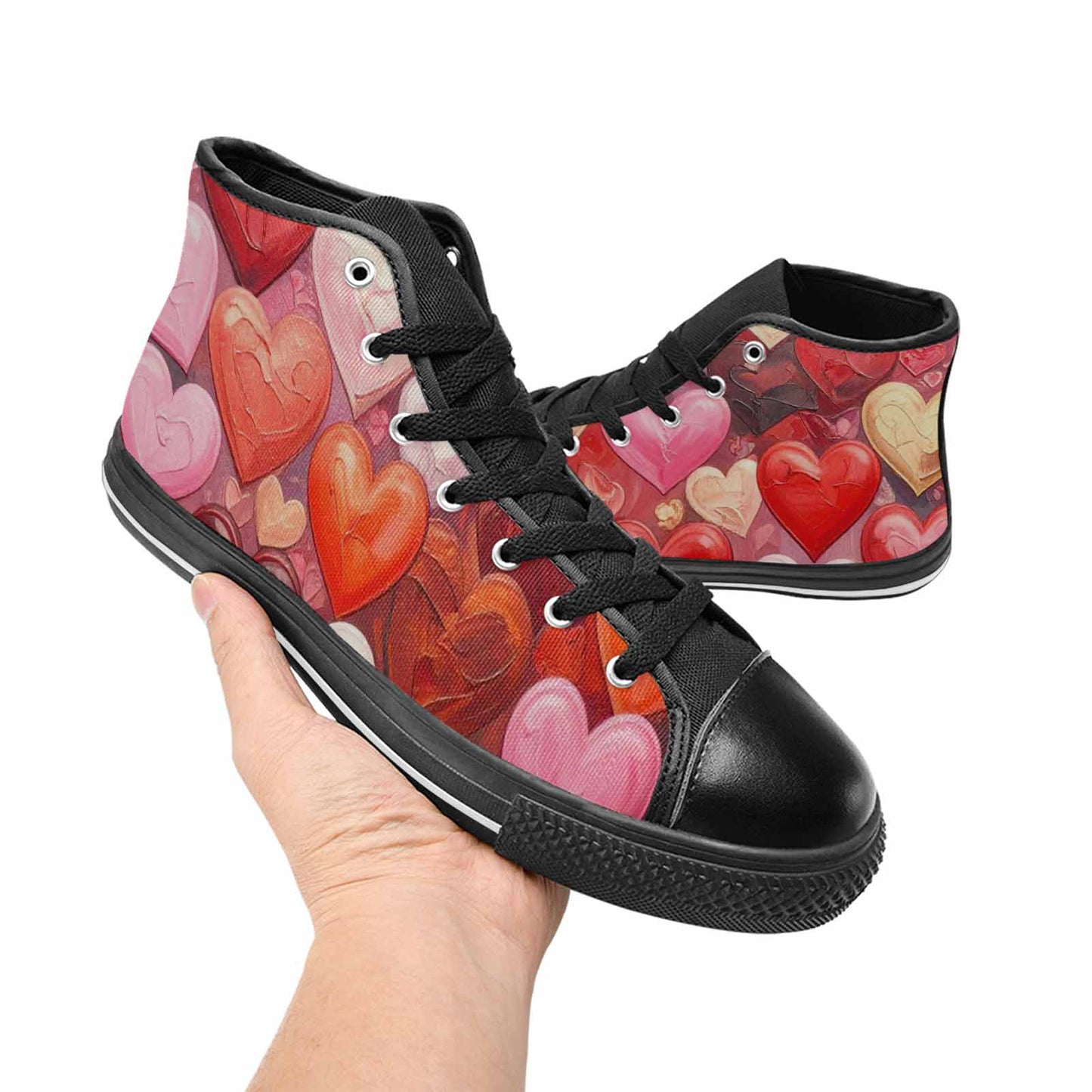 MEN'S No Words Or High Top Canvas Neon Fantasy Shoes