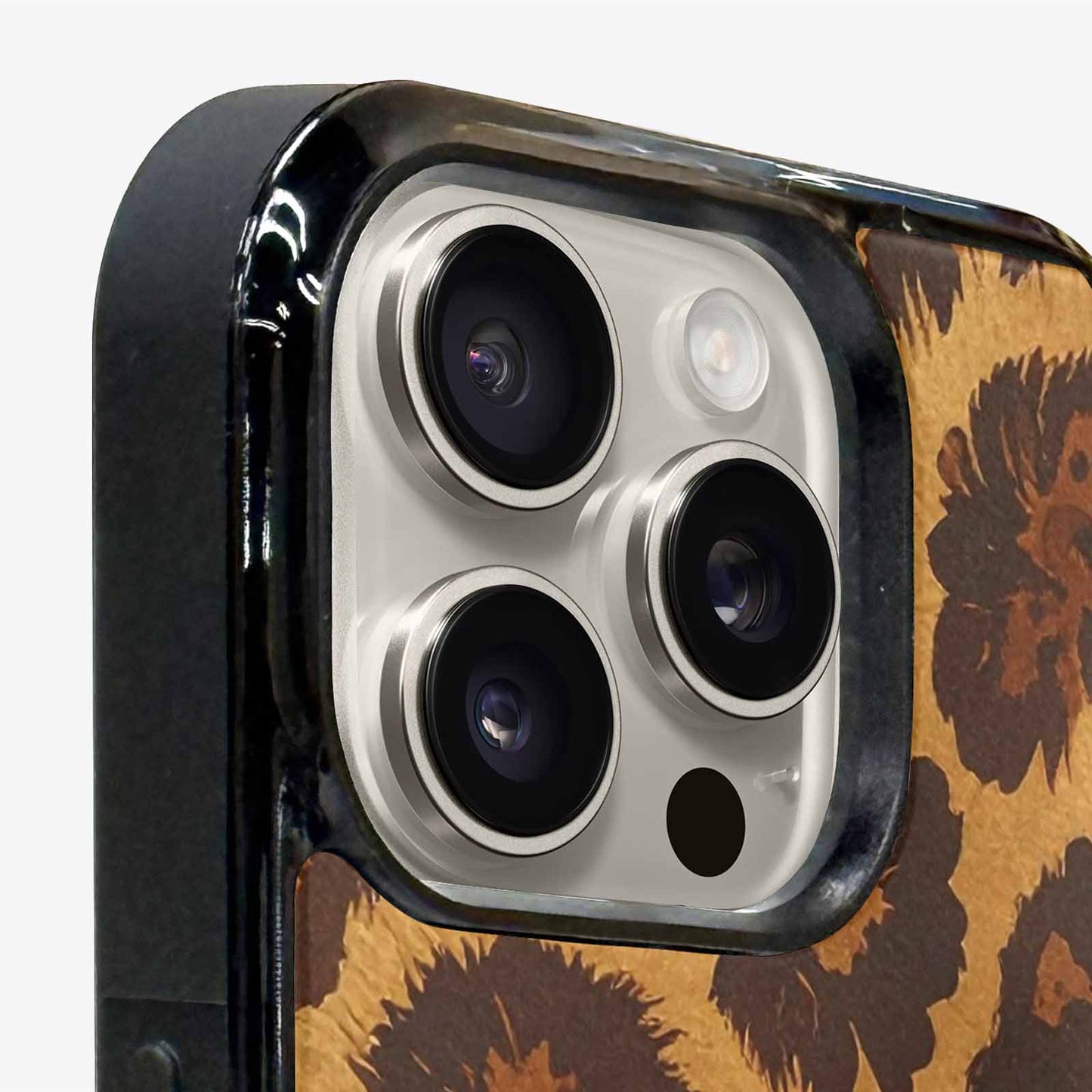 iPhone 16 Pro Max Case — Classic Leopard Print Warm Golden Tan, Custom Art Phone Cover
