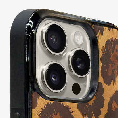 iPhone 16 Pro Max Case — Classic Leopard Print Warm Golden Tan, Custom Art Phone Cover