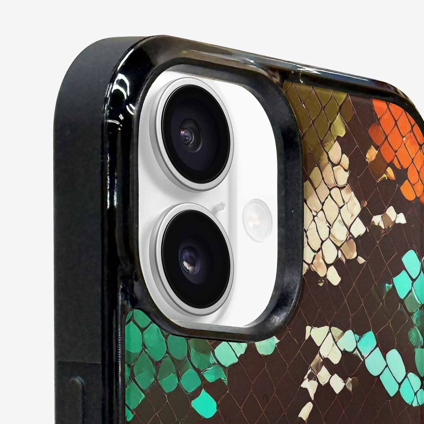 iPhone 16 Plus Case — Dark Snake Print, Custom Print Case Cover
