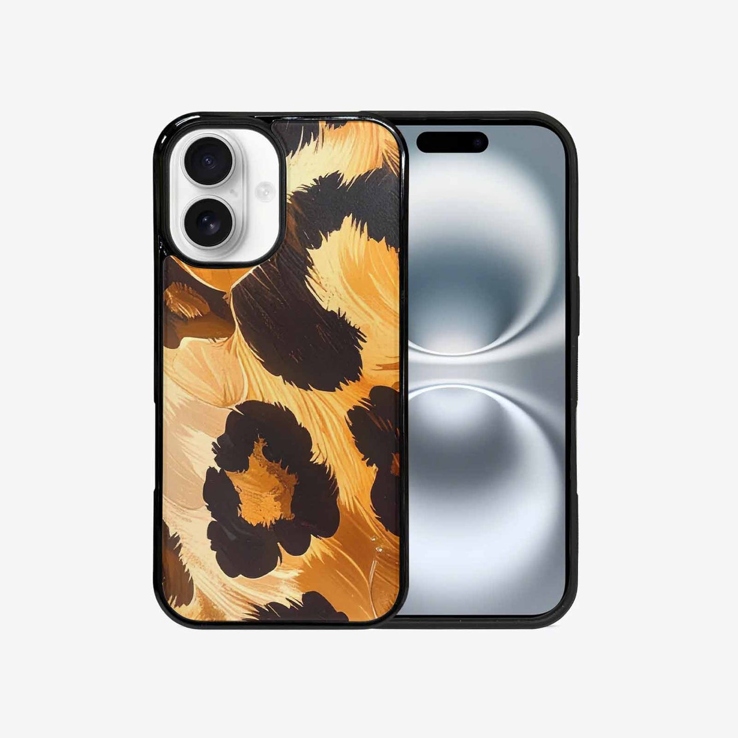 iPhone 16 Case — Leopard Soft Airbrush Gradient, Original Design Phone Case