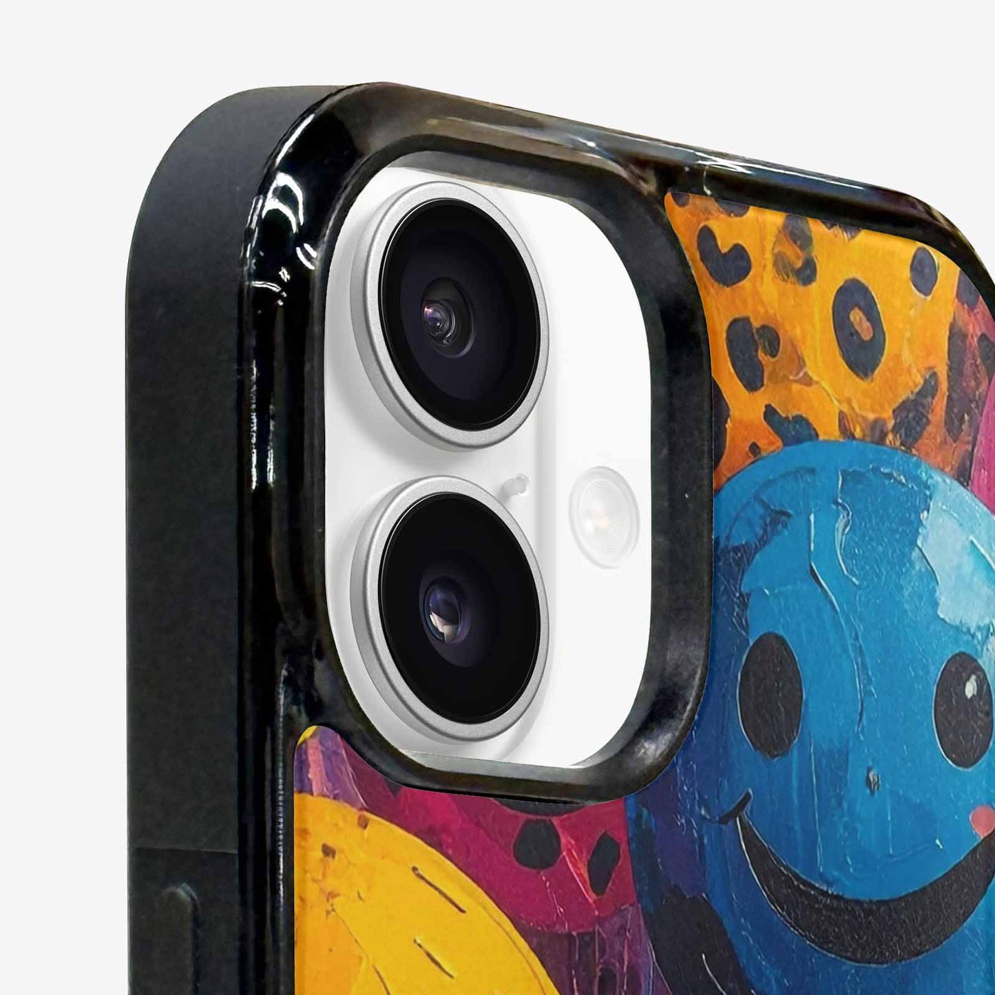 iPhone 16 Case — Smiley Faces Animal Printsmile Prk, Personalized Phone Case