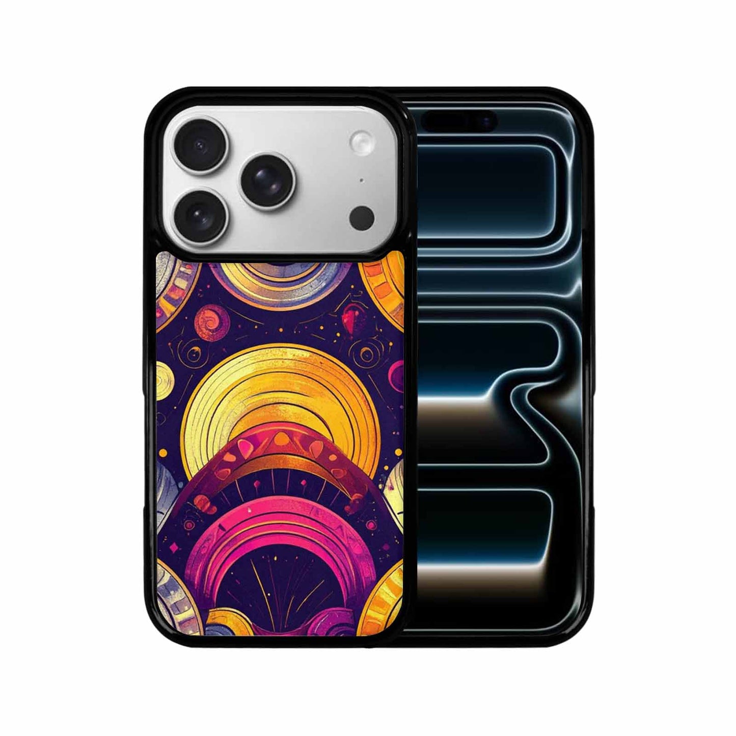 iPhone 17 Pro Case — Disco Cartoon Art Pattern Cartoon Cute, Custom Designed Case Cover