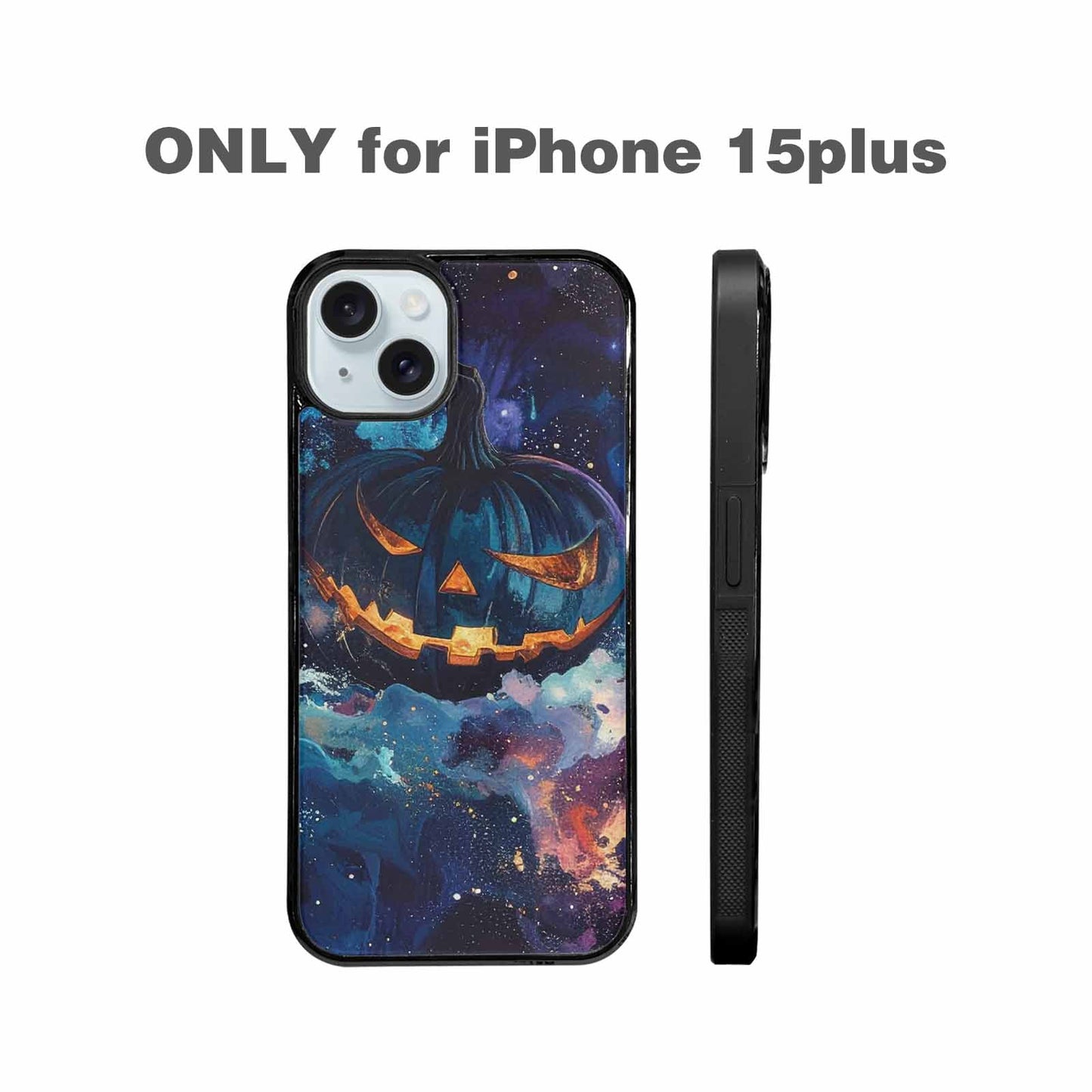iPhone 15 Plus Case — Eamless Repeating Pattern Of Overlapping Pumpkin, Personalized Phone Case