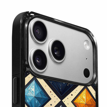 iPhone 17 Pro Case — Vintage Summer Diamond Retro Vintage, Customized Protective Case