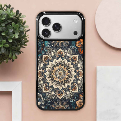 iPhone 17 Pro Max Case — Small Mandala Pattern, Randomly Floral, Custom Print Case Cover