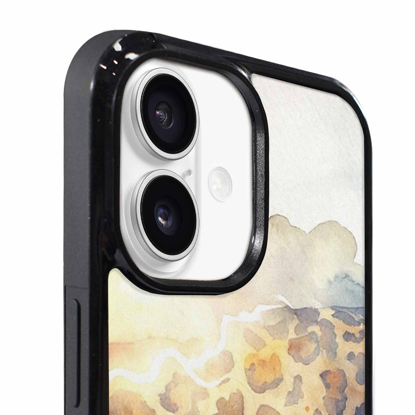 iPhone 17 Case — Glowing Leopard Print Animal Print, Original Design Phone Case