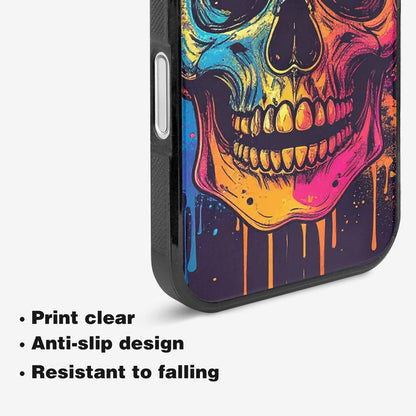 iPhone 16 Case — Skulls Splatter Comic, Original Design Phone Case