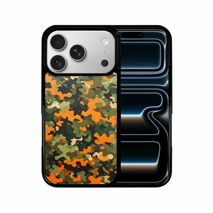 iPhone 17 Pro Case — Small Military Camouflage Blotch Pattern Camo, Unique Phone Case Design