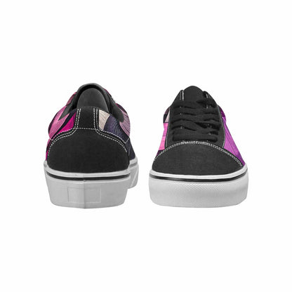 MEN'S Genderfluid Flag Color Canvas Lace-Up Grunge Shoes