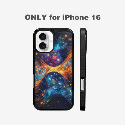 iPhone 16 Case — Galaxy Snake Print Custom, Customized Protective Case