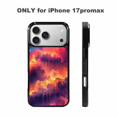 iPhone 17 Pro Max Case — Seamless Tileable Pattern Of Galaxy Space, Unique Phone Case Design