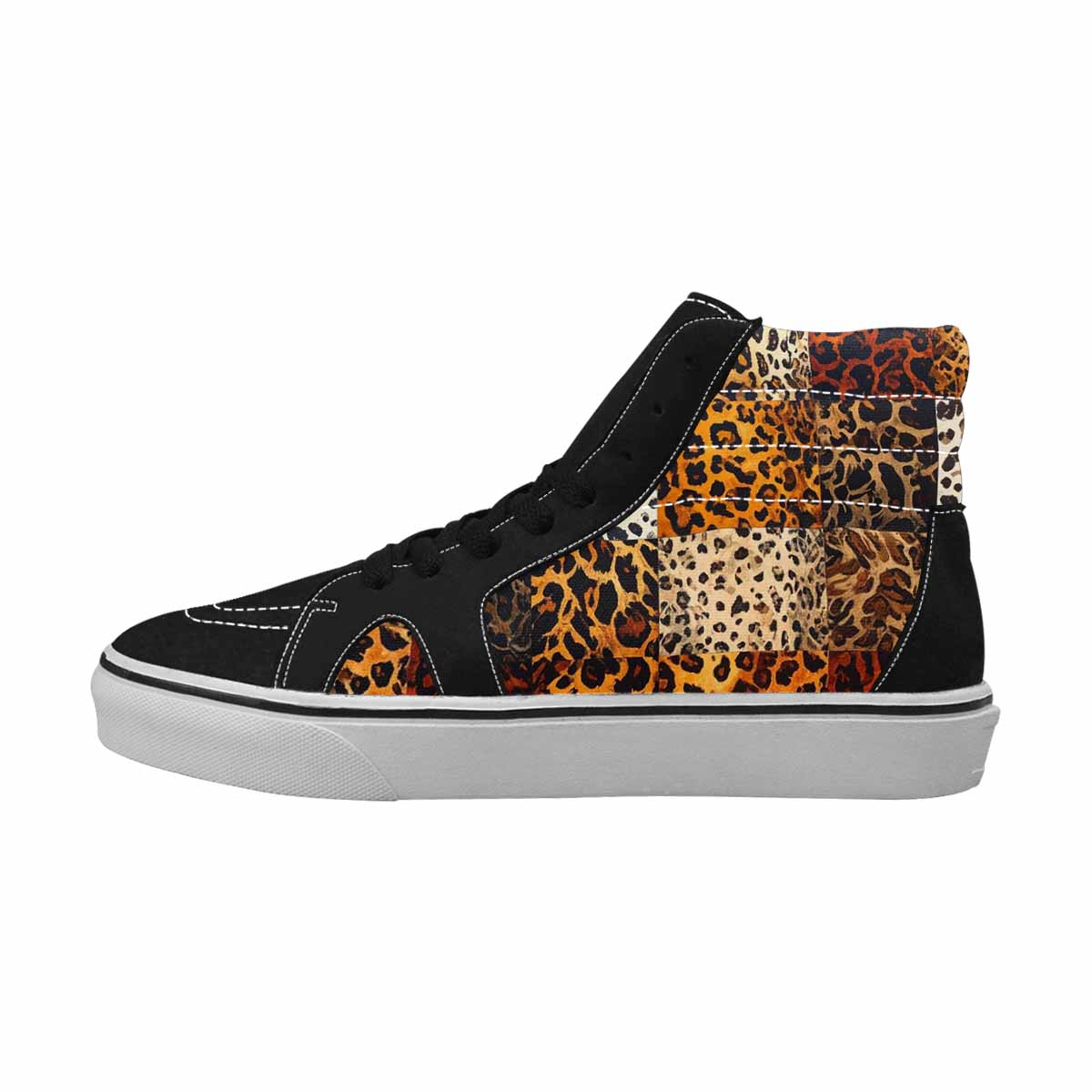 WOMEN'S Animal Print High Top Canvas Y2K Custom Shoes