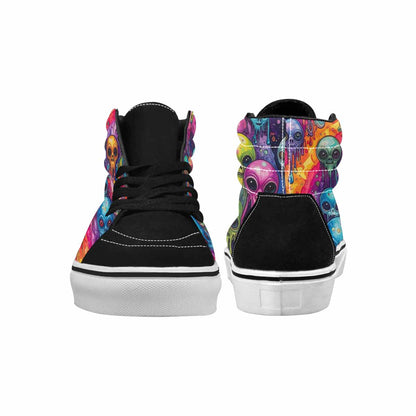 MEN'S Melting Aliens High Top Canvas Dreamlike Shoes