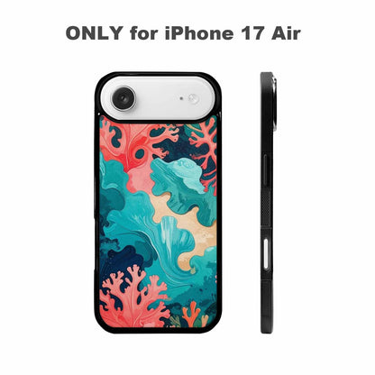 iPhone 17 Air Case — Seamless Tileable Pattern Of Overlapping Camo, Custom Phone Case