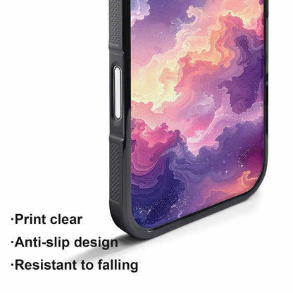 iPhone 17 Pro Max Case — Seamless Tileable Pattern Of Galaxy Space, Custom Designed Case Cover
