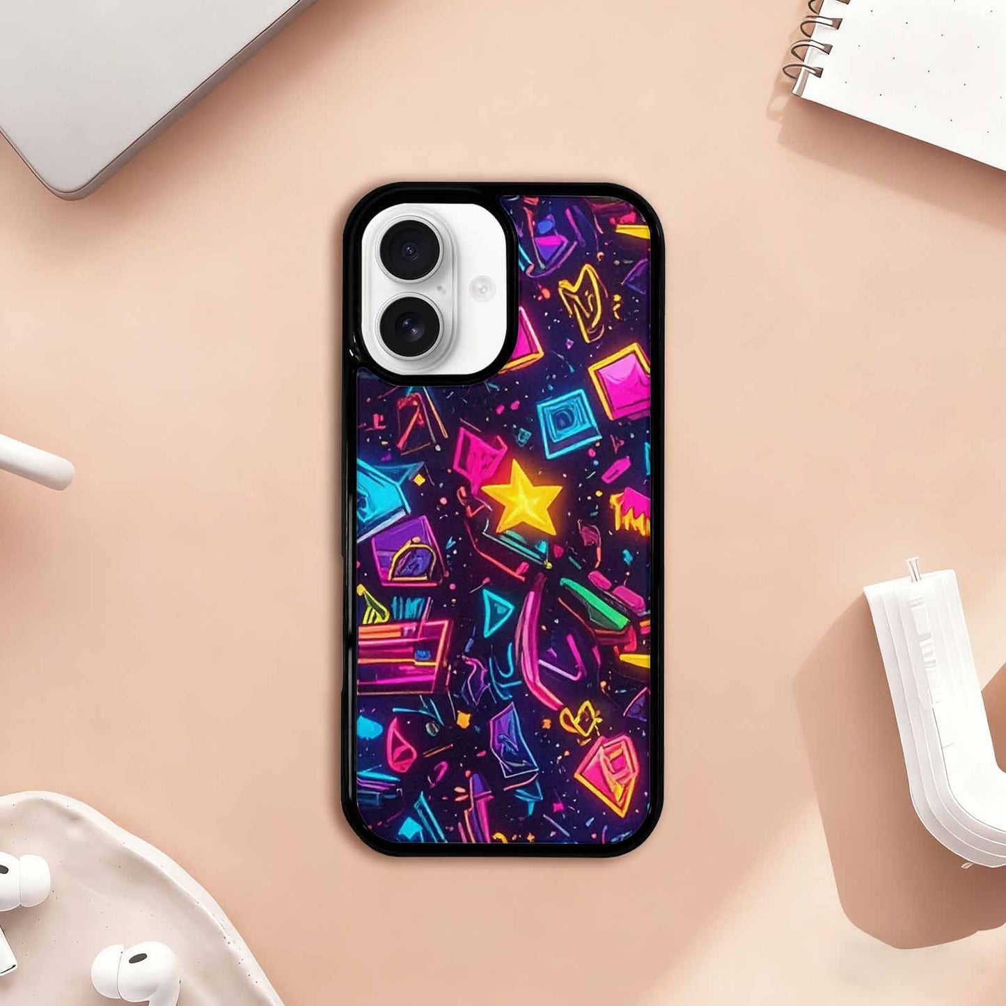 iPhone 17 Case — Retro Motif Retro Motifs Retro Vintage, Custom Made Phone Cover