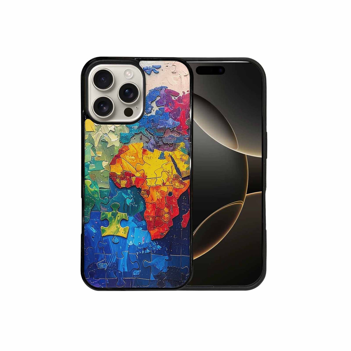 iPhone 16 Pro Max Case — Autism Puzzle Pieces Puzzle Piece Pattern, Unique Phone Case Design