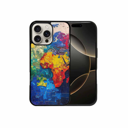 iPhone 16 Pro Max Case — Autism Puzzle Pieces Puzzle Piece Pattern, Unique Phone Case Design