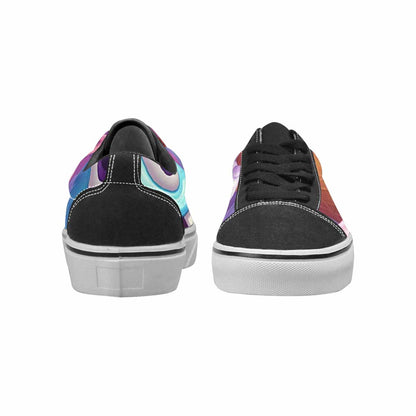 MEN'S Melting Icecream Cone Monster Canvas Lace-Up Dark Academia Sneakers