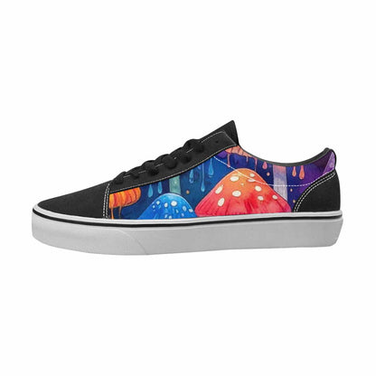 WOMEN'S Mushrooms Canvas Artist-designed Cottagecore Sneakers