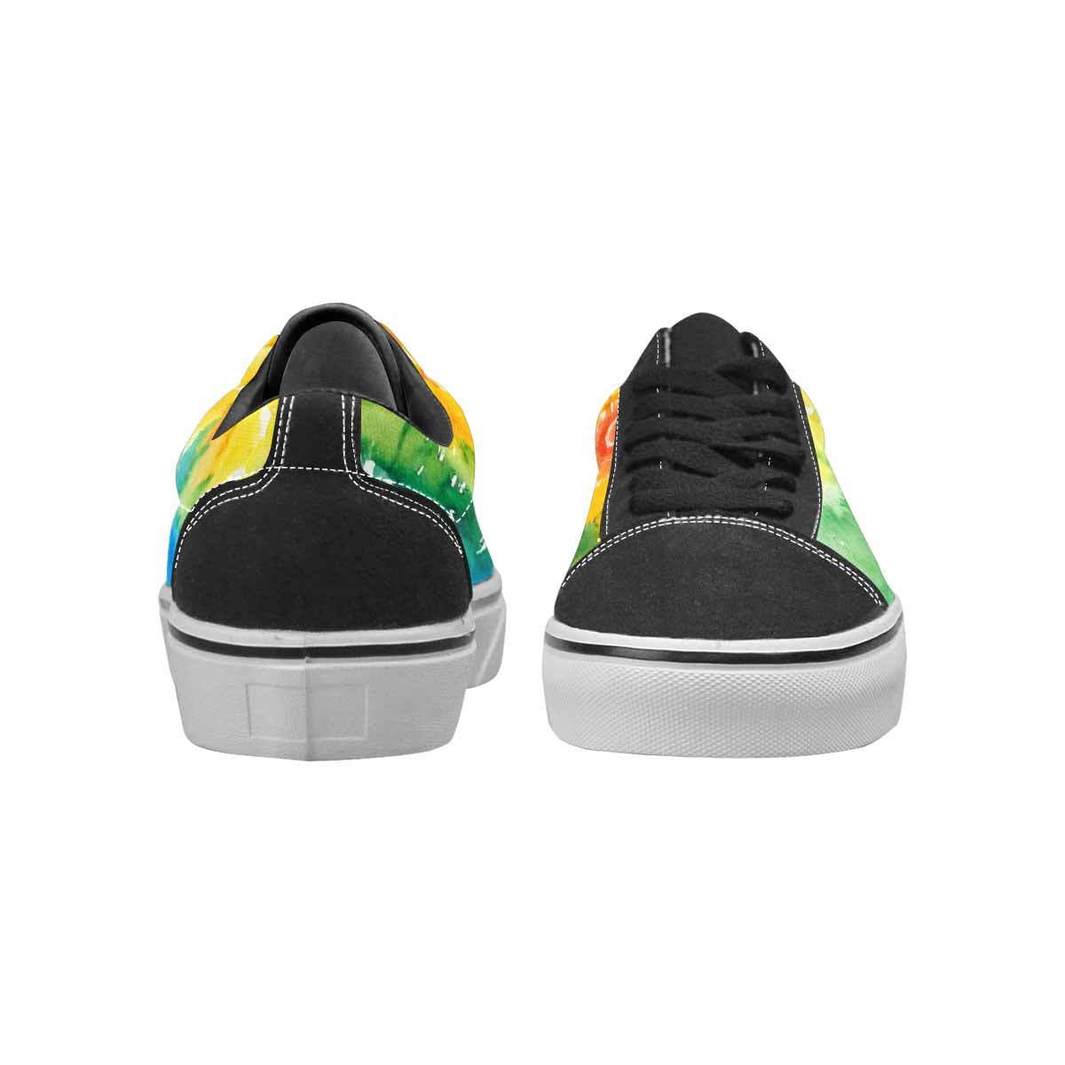 WOMEN'S Tie Dye - Canvas Lace-Up Aesthetic Custom Shoes