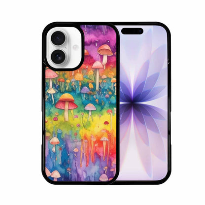 iPhone 17 Case — Mushrooms Tie Dyemushrooms Pat Tie Dye, Customized Protective Case