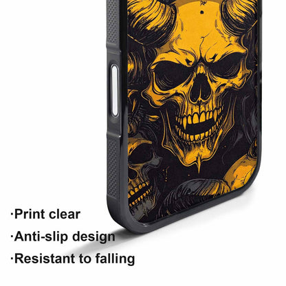 iPhone 17 Air Case — Skull Dark Art Gothic Print Gothic, Custom Printed Phone Case