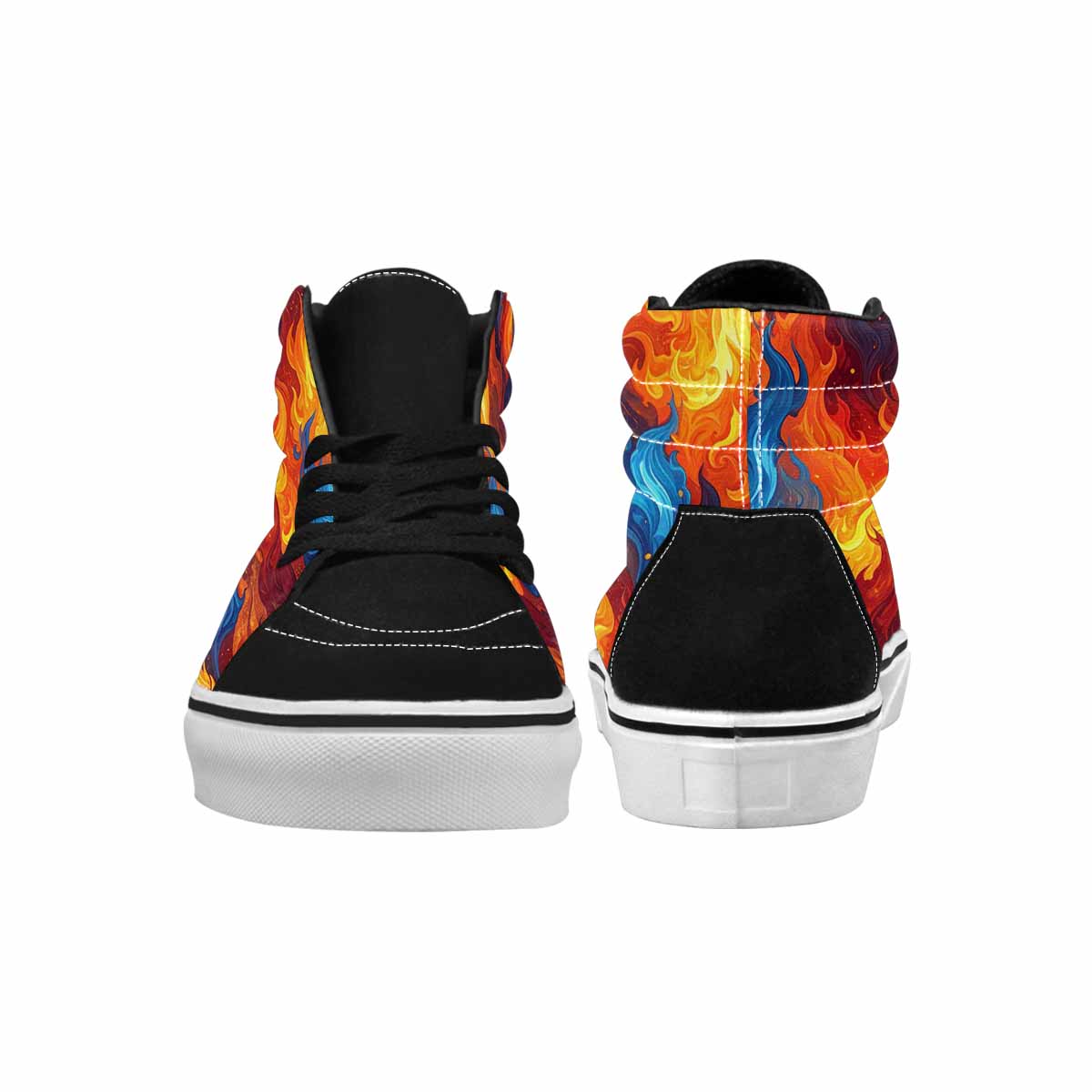 MEN'S Fire Flame High Top Canvas Dreamcore Shoes