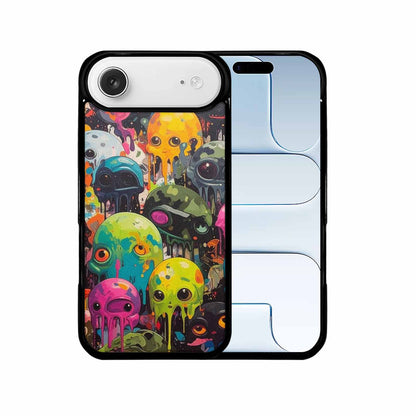 iPhone 17 Air Case — Aliens Camomelting Aliens Patt Sex Alien, Unique Phone Case Design
