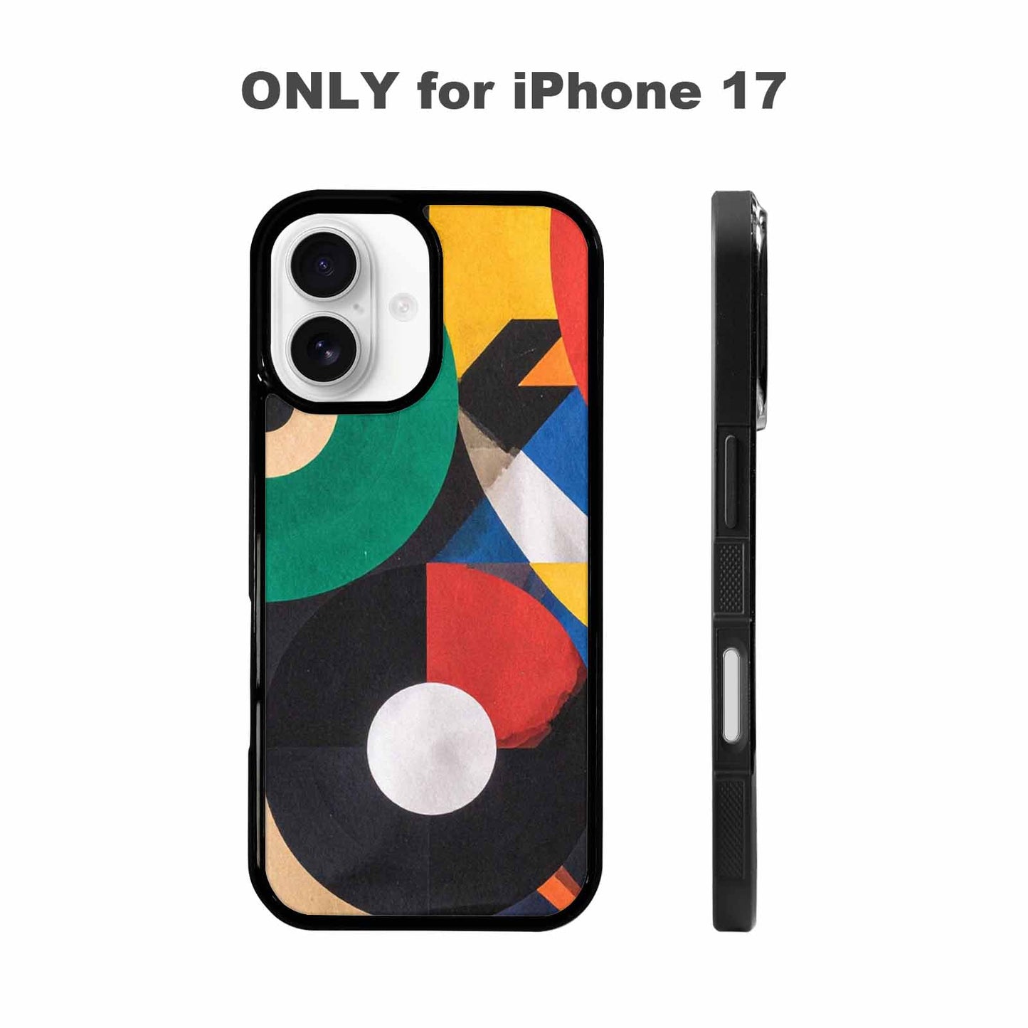 iPhone 17 Case — Memphis Art Pattern Retro Vintage, Custom Phone Case