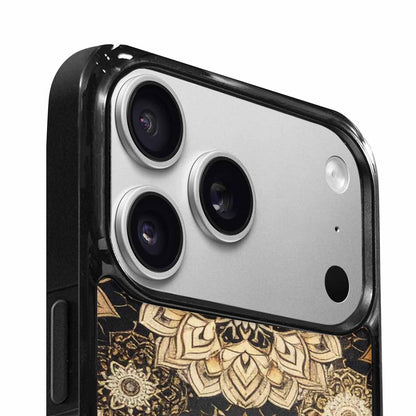 iPhone 17 Pro Max Case — Small Mandala Pattern, Randomly Floral, Custom Printed Phone Case