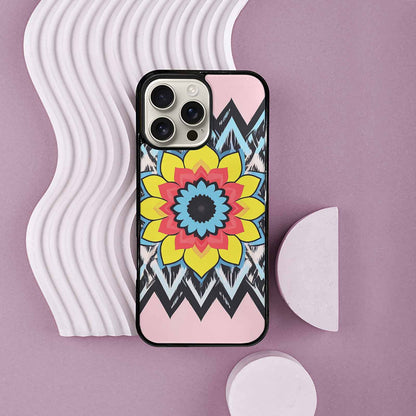 iPhone 16 Pro Max Case — 1960s Mod Cartoon Art Pattern, Custom Phone Case